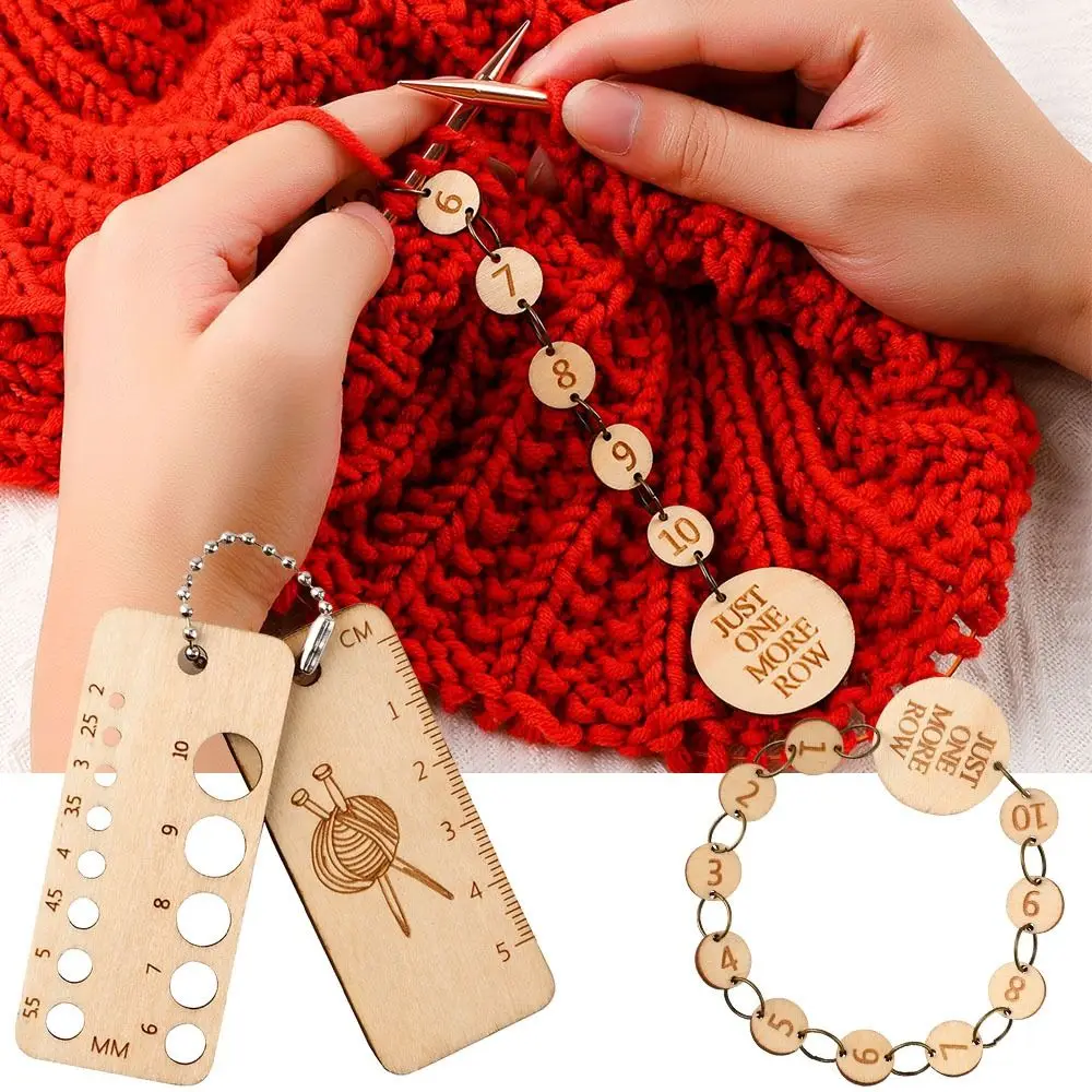 Bamboo Locking Stitch Marker Set 1 Bamboo Locking Stitch Marker Set