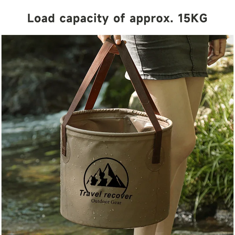 Portable Folding Bucket for Camping and Travel