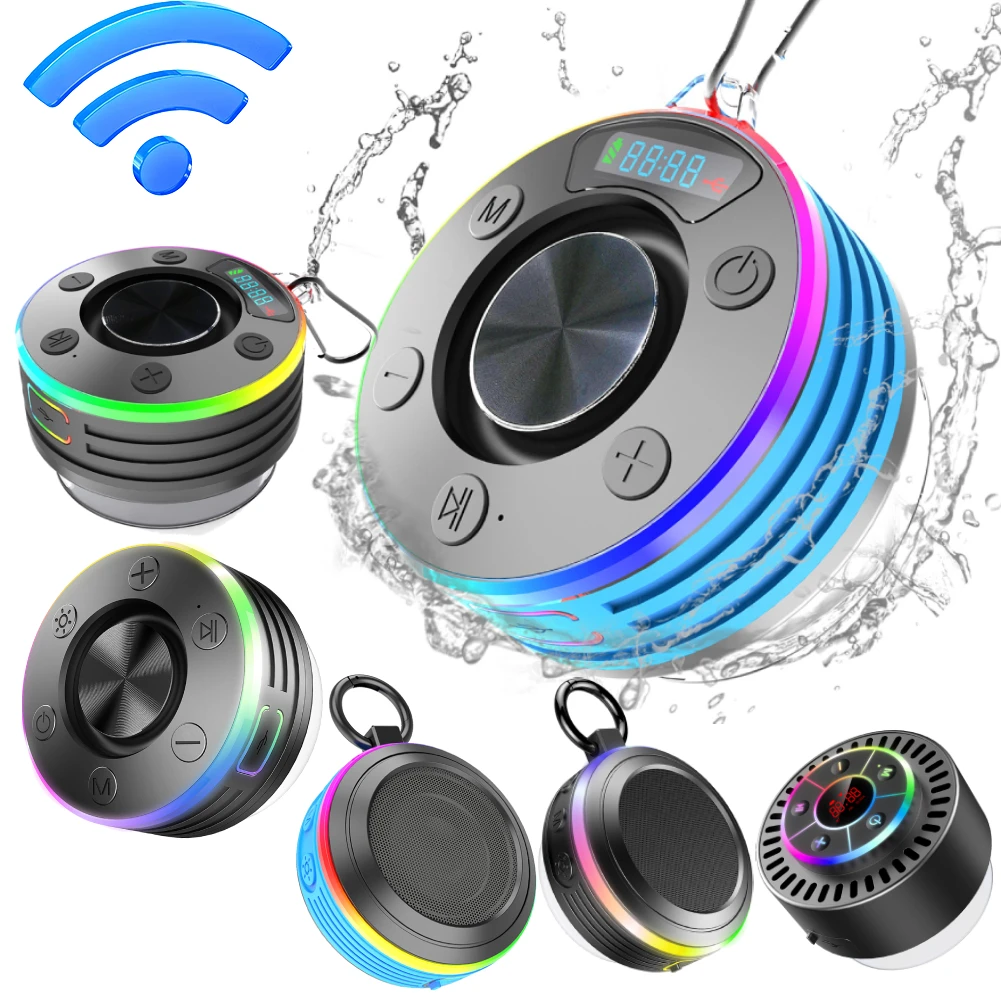 Mini Bluetooth Shower Speaker with FM Radio 1 Mini Bluetooth Shower Speaker with FM Radio