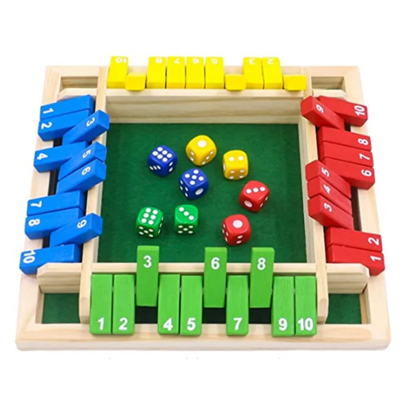 Wooden Shut-The-Box Number Game 7 Wooden Shut-The-Box Number Game - Image 7