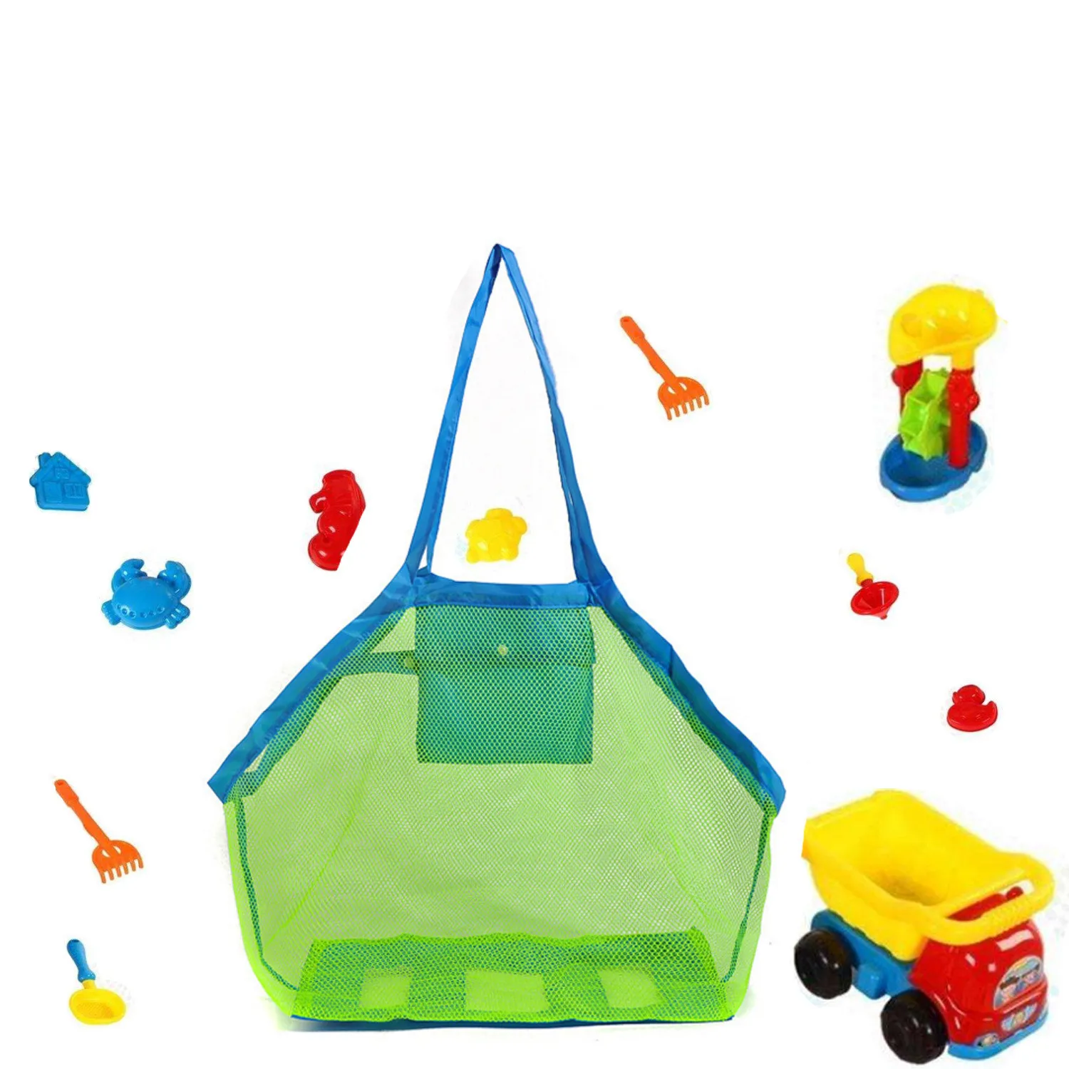 Durable Beach Bag Mesh Sand Collection 6 Durable Beach Bag Mesh Sand Collection - Image 6