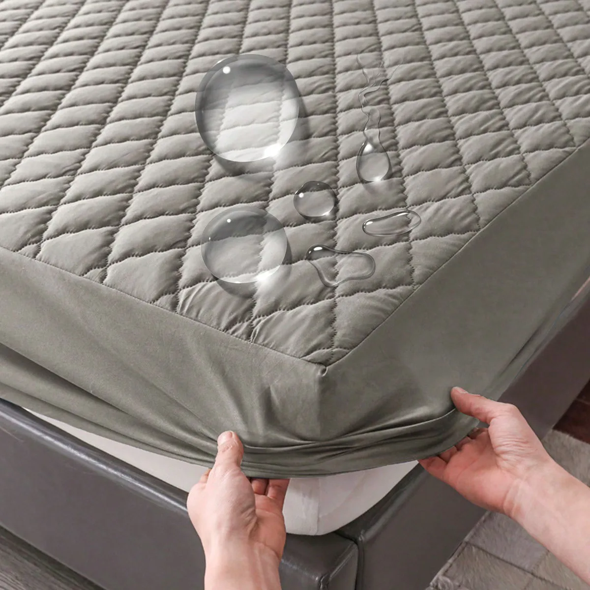 Waterproof Fitted Mattress Cover 1 Waterproof Fitted Mattress Cover