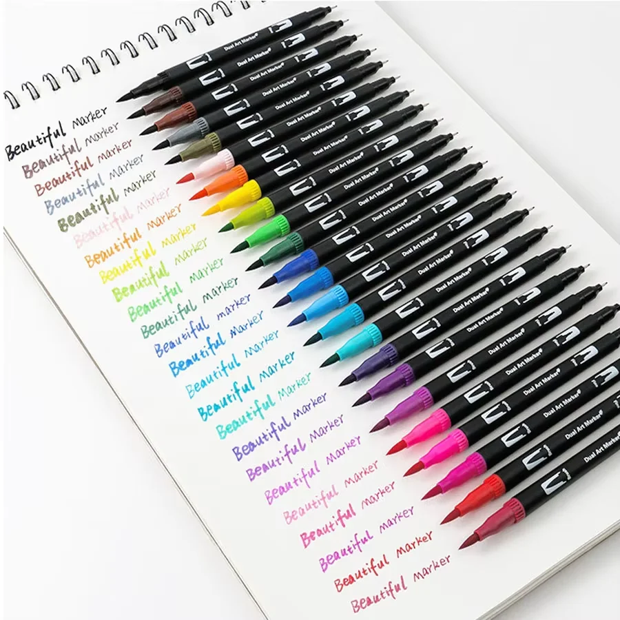 Double-Ended Watercolour Art Marker Set 7 Double-Ended Watercolour Art Marker Set - Image 7