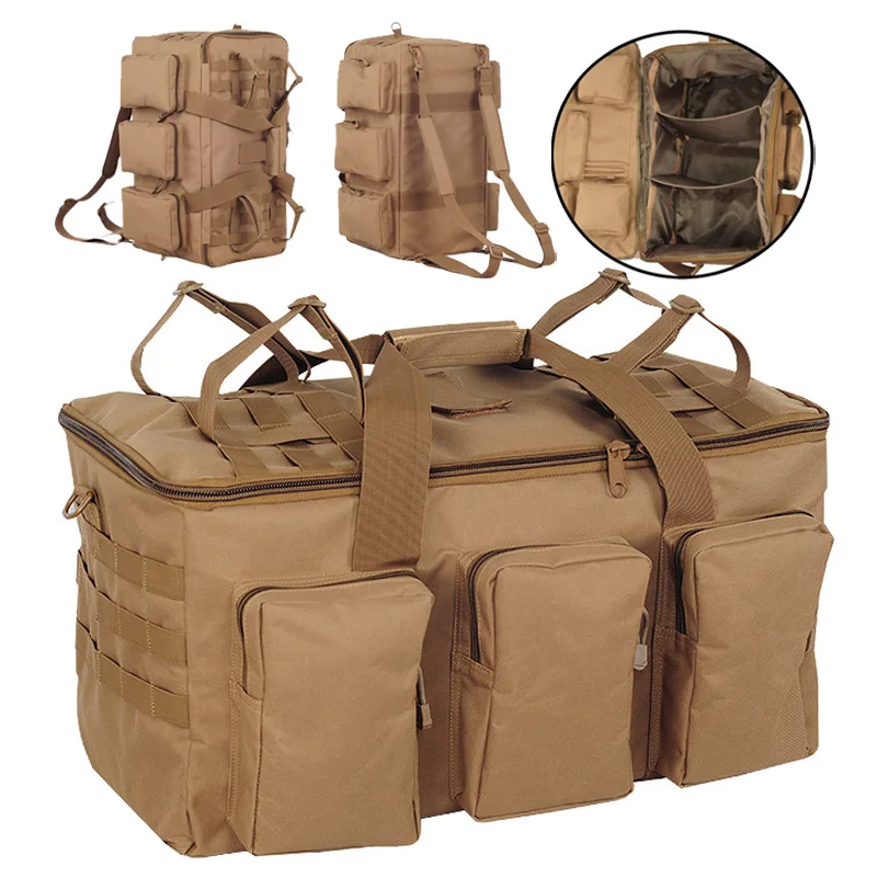 55L Multifunctional Tactical Duffel Backpack 1 55L Multifunctional Tactical Duffel Backpack