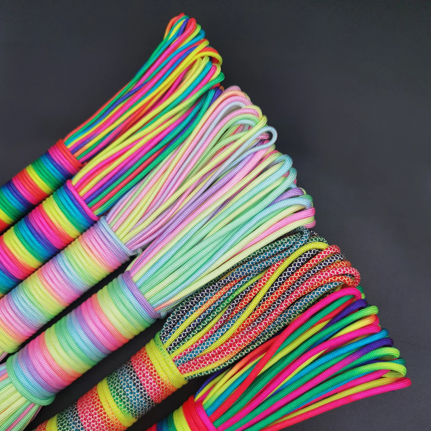 Rainbow Parachute Rope for Camping and Survival 2 Rainbow Parachute Rope for Camping and Survival - Image 2