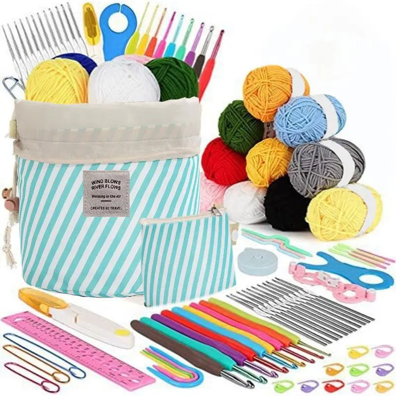 64 Piece Crochet Starter Kit With Hooks 8 64 Piece Crochet Starter Kit With Hooks - Image 8