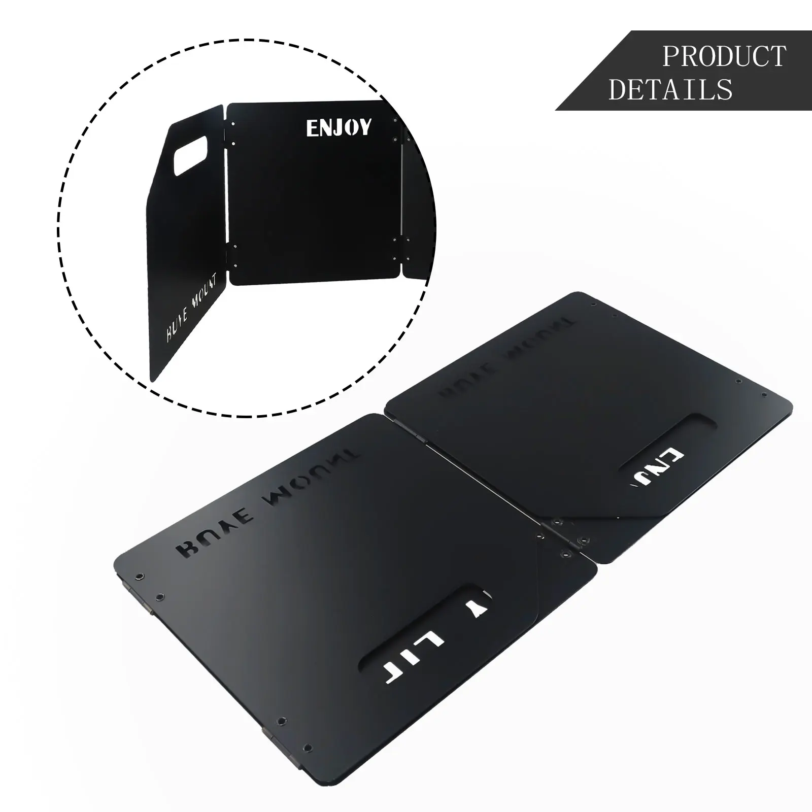 Stainless Steel Folding Gas Stove Windshield 4 Stainless Steel Folding Gas Stove Windshield - Image 4