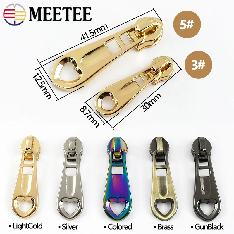 Metal Zipper Heads for Nylon Zips 3 Metal Zipper Heads for Nylon Zips - Image 3