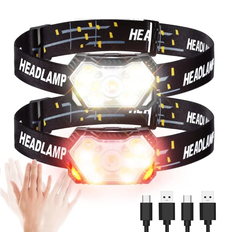 USB Rechargeable Motion Sensor Headlamp
