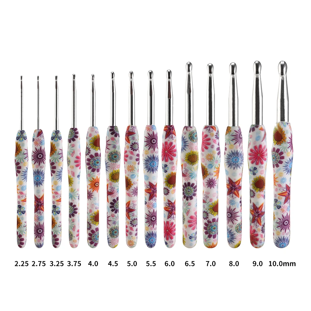 Aluminium Ergonomic Crochet Hook 2.25-10 mm 6 Aluminium Ergonomic Crochet Hook 2.25-10 mm - Image 6