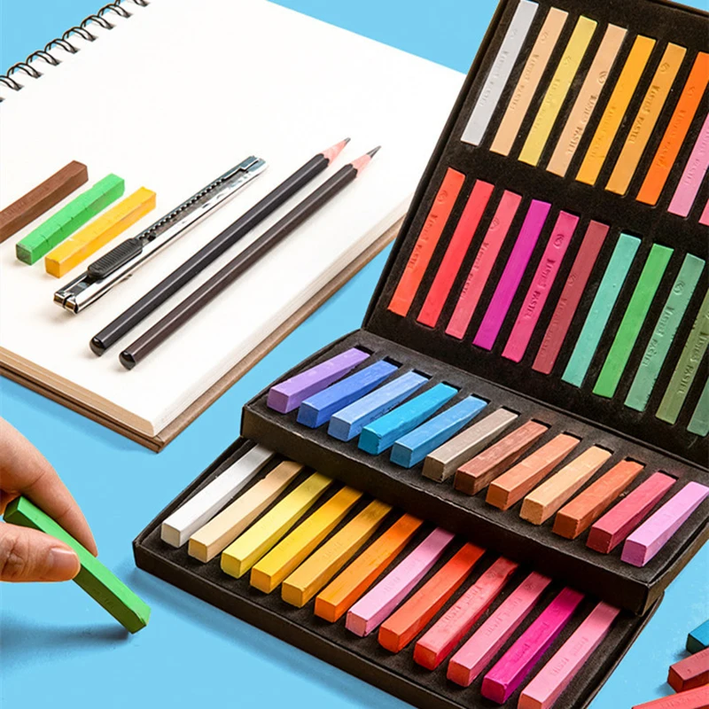 48 Colour Soft Pastel Chalk Set 2 48 Colour Soft Pastel Chalk Set - Image 2