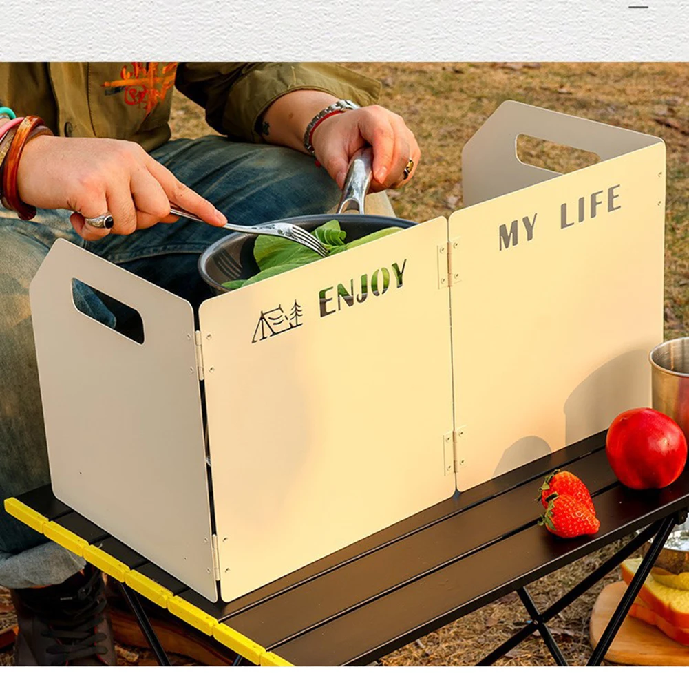 Stainless Steel Folding Gas Stove Windshield 1 Stainless Steel Folding Gas Stove Windshield