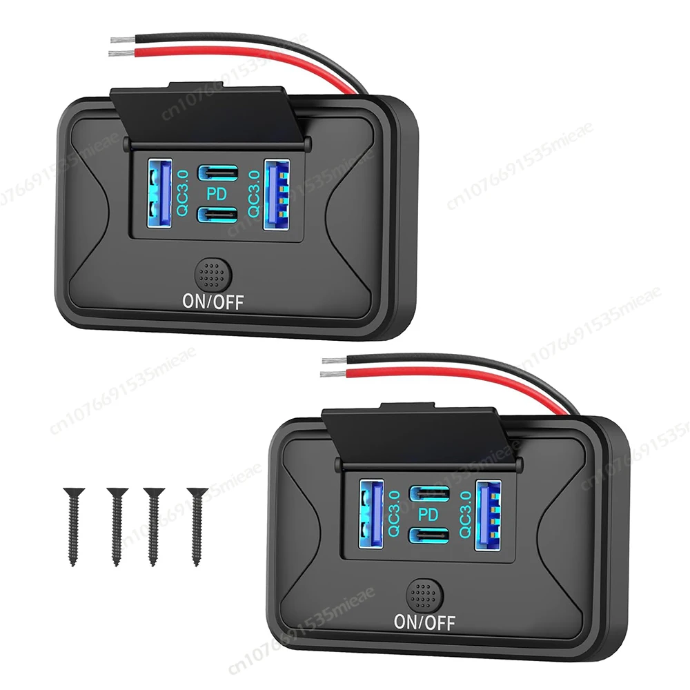 78W 4-Port 12V USB Panel Charger 1 78W 4-Port 12V USB Panel Charger