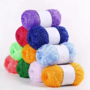 Sparkling Polyester Craft Yarn 100 m