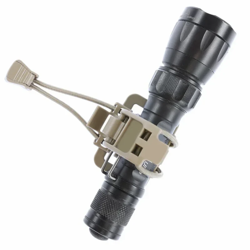 Multifunctional Flashlight Clip for Outdoor Gear