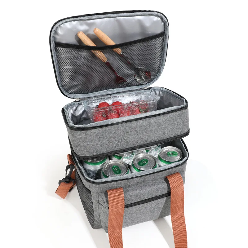 Large Capacity Tote Cooler Lunch Bag 5 Large Capacity Tote Cooler Lunch Bag - Image 5