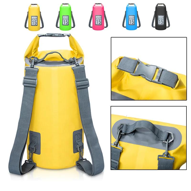 Outdoor PVC Waterproof Storage Dry Bag 20L