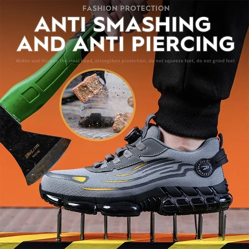 Men's Waterproof Work Safety Boots 5 Men's Waterproof Work Safety Boots - Image 5