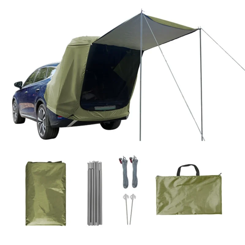 Outdoor Car Rear Tent with Canopy