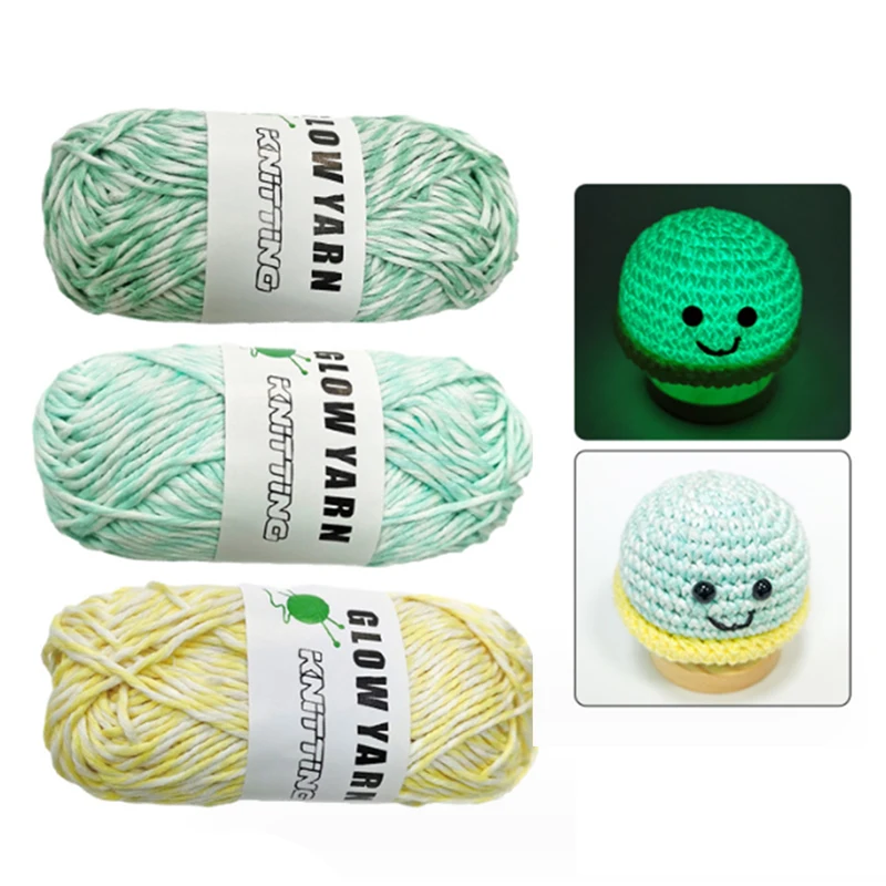 Glow-In-The-Dark Polyester Yarn 2 mm 6 Glow-In-The-Dark Polyester Yarn 2 mm - Image 6