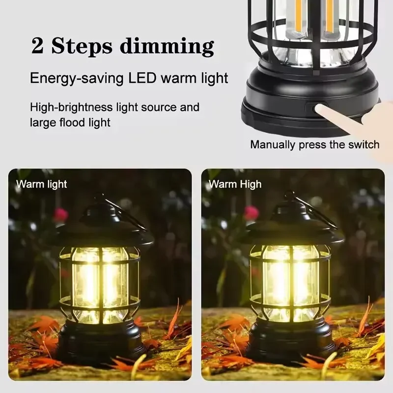 Retro Rechargeable Outdoor Lantern 6 Retro Rechargeable Outdoor Lantern - Image 6