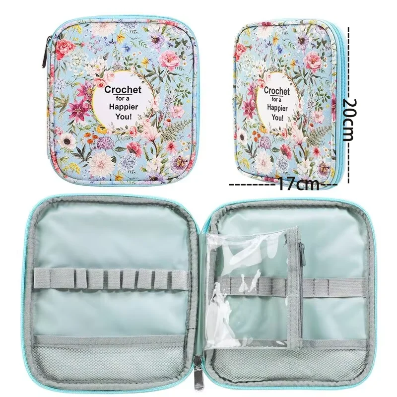 Floral Crochet Hook Storage Pouch 6 Floral Crochet Hook Storage Pouch - Image 6