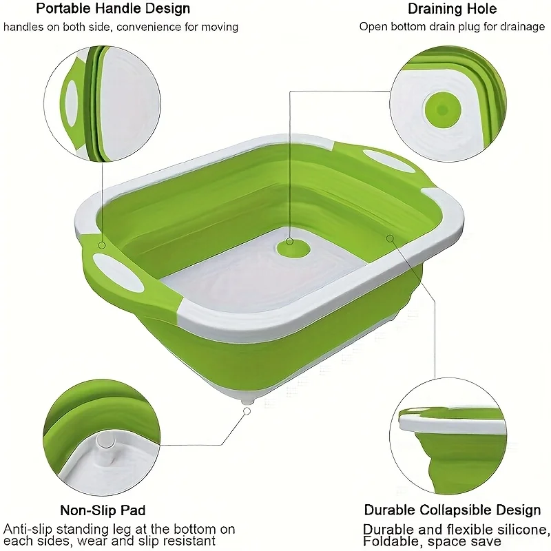 Portable Collapsible Camping Basin 5 Portable Collapsible Camping Basin - Image 5