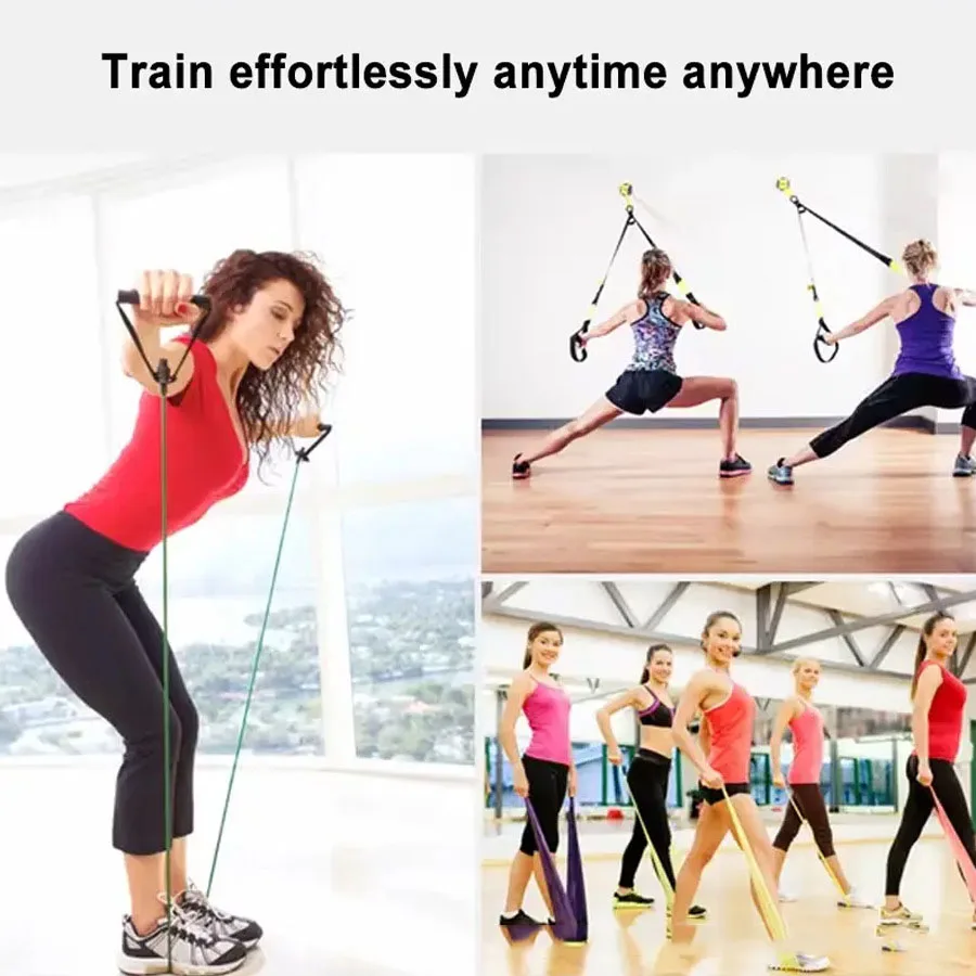 5-Level Resistance Bands With Handles 5 5-Level Resistance Bands With Handles - Image 5