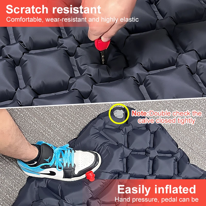 Ultralight Camping Sleeping Pad with Inflator Pump 6 Ultralight Camping Sleeping Pad with Inflator Pump - Image 6