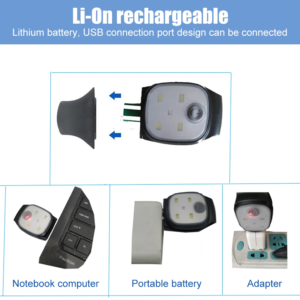 LED Clip Safety Lamp 4 LED Clip Safety Lamp - Image 4