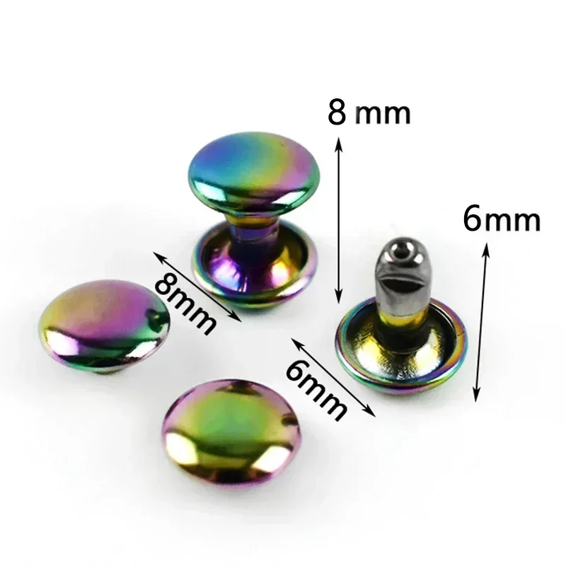 Double-Sided Metal Rivet Sets 6/8mm 3 Double-Sided Metal Rivet Sets 6/8mm - Image 3