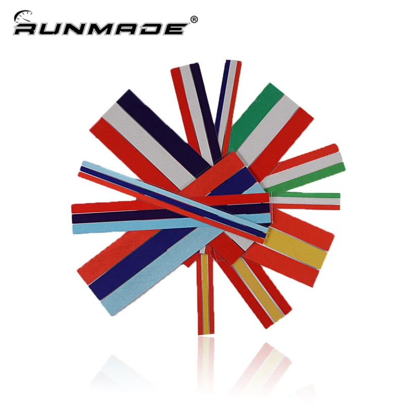 Tricolour Reflective Car Grille Trim Strip