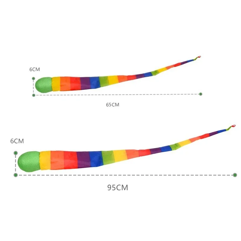 Rainbow Tail Fabric Sandbag Soft Ball 5 Rainbow Tail Fabric Sandbag Soft Ball - Image 5