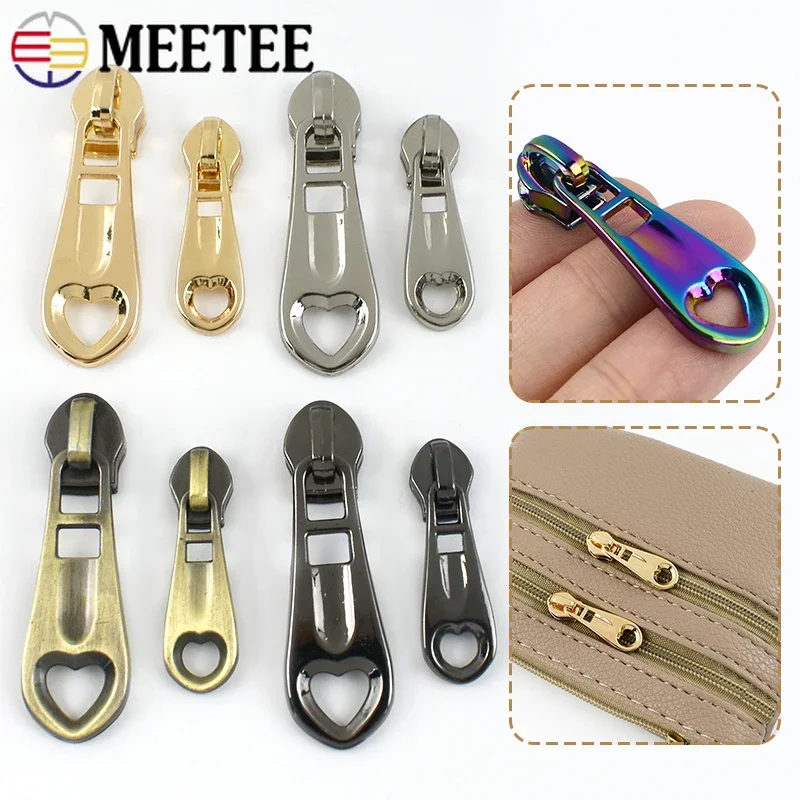 Metal Zipper Heads for Nylon Zips 2 Metal Zipper Heads for Nylon Zips - Image 2