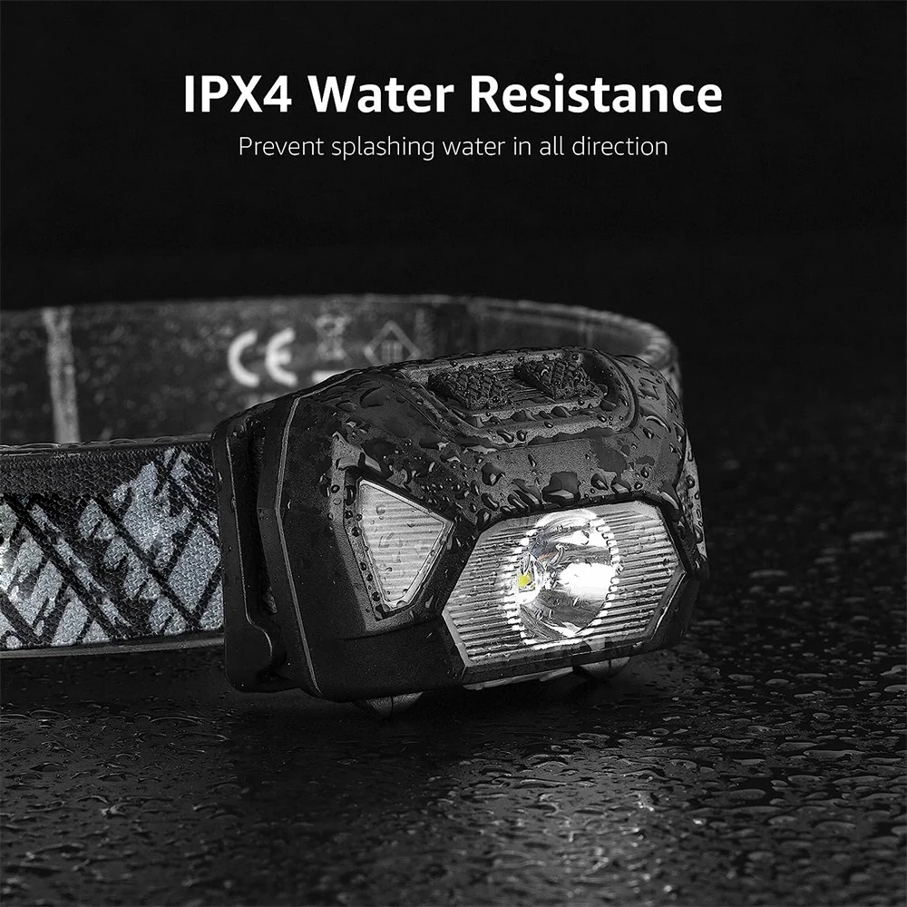 USB Rechargeable Headlamp with 6 Modes 6 USB Rechargeable Headlamp with 6 Modes - Image 6