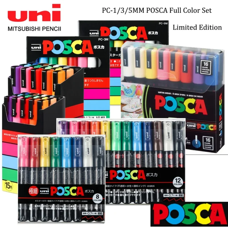 Fine Tip Multi-Colour Paint Markers