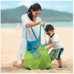 Durable Beach Bag Mesh Sand Collection