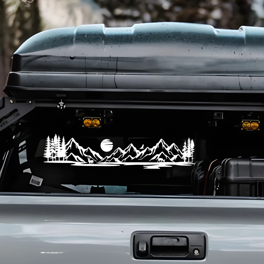 Forest Camper Vinyl Decal Sticker 5 Forest Camper Vinyl Decal Sticker - Image 5
