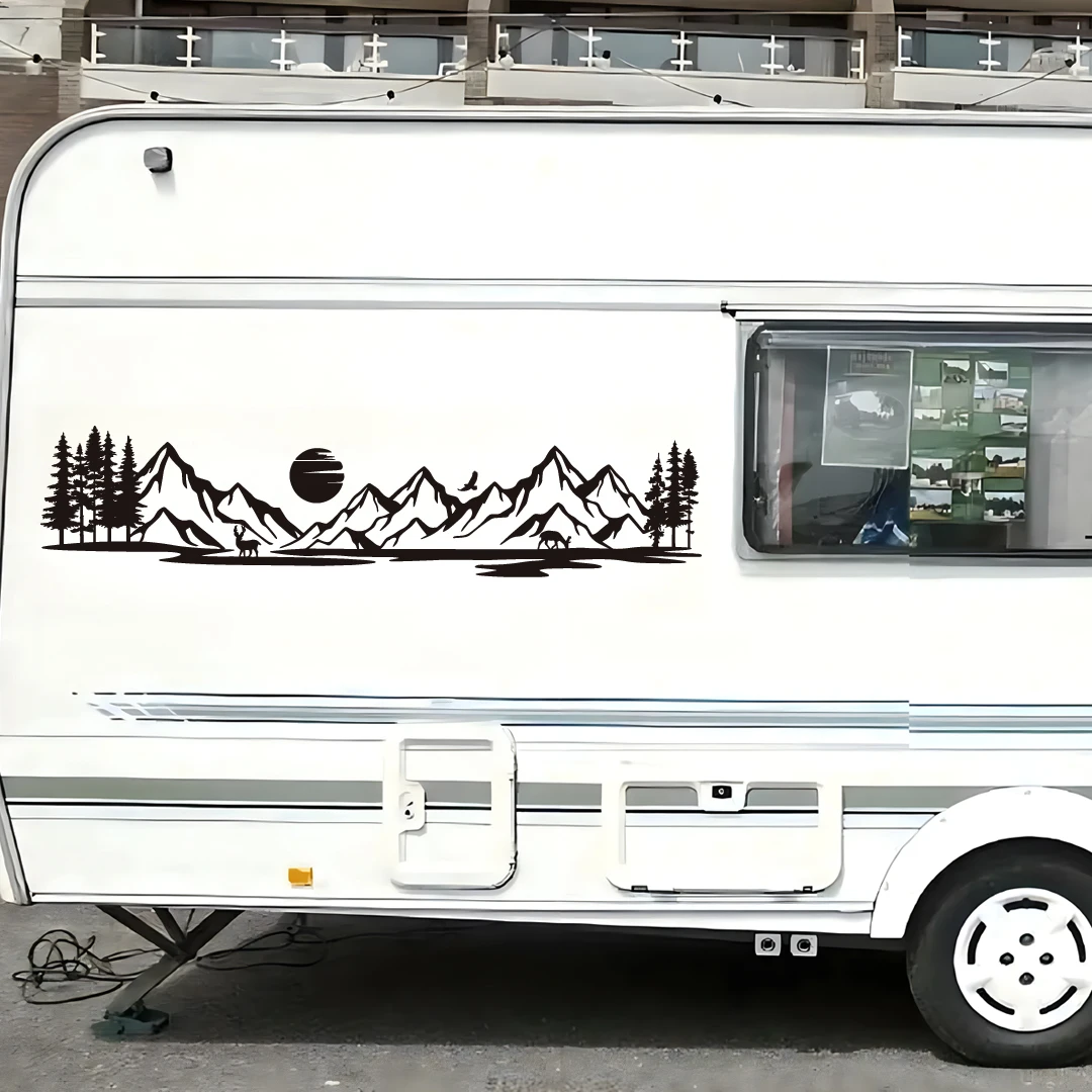 Forest Camper Vinyl Decal Sticker 2 Forest Camper Vinyl Decal Sticker - Image 2