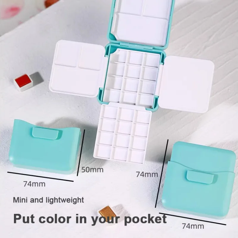 Mini Travel Watercolour Paint Box 5 Mini Travel Watercolour Paint Box - Image 5