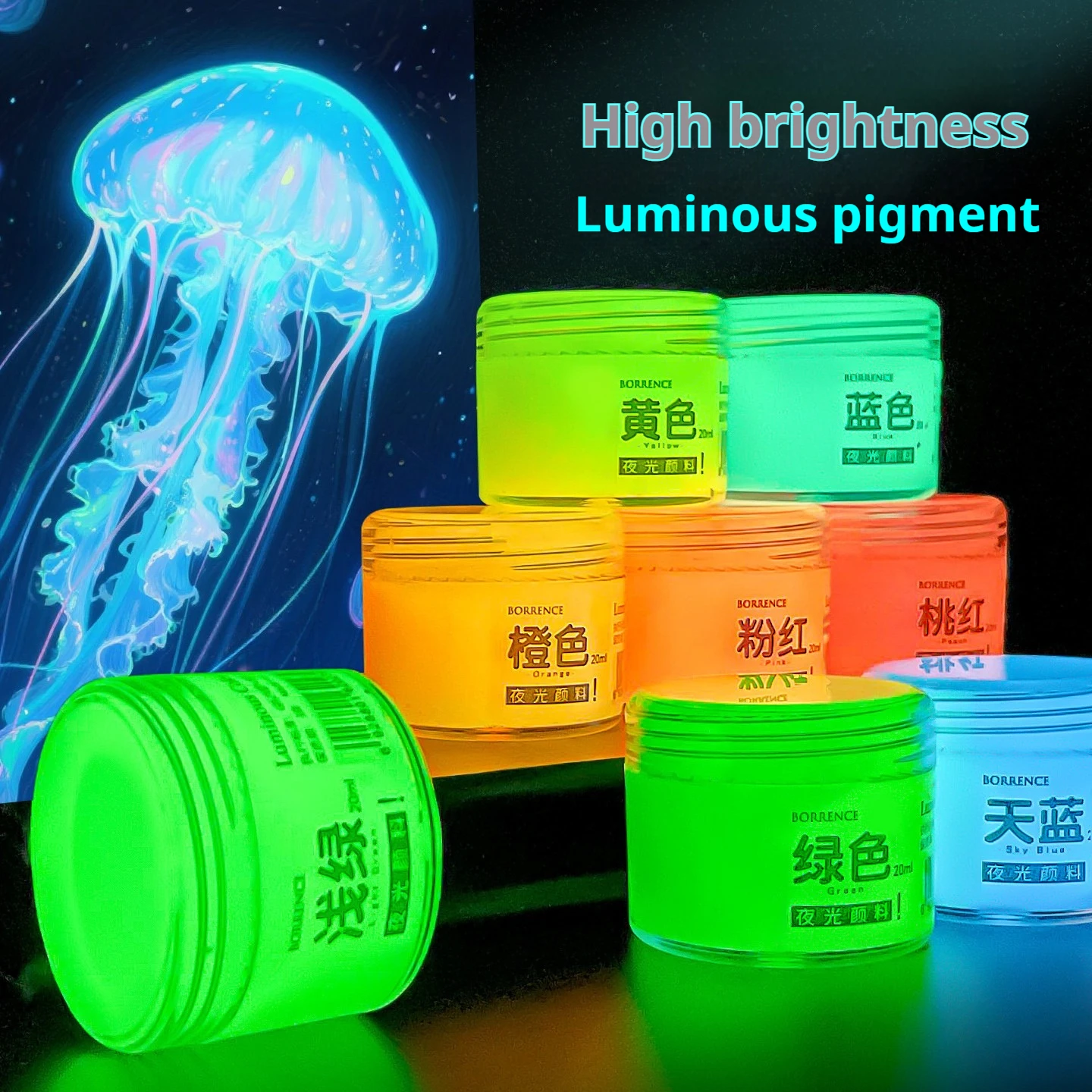 Glow-In-The-Dark Acrylic Pigment 20 ml 2 Glow-In-The-Dark Acrylic Pigment 20 ml - Image 2