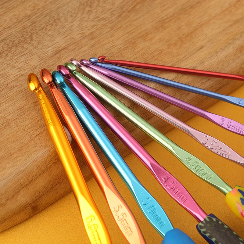 Stainless Steel Crochet Hook Set 2–10 mm 6 Stainless Steel Crochet Hook Set 2–10 mm - Image 6
