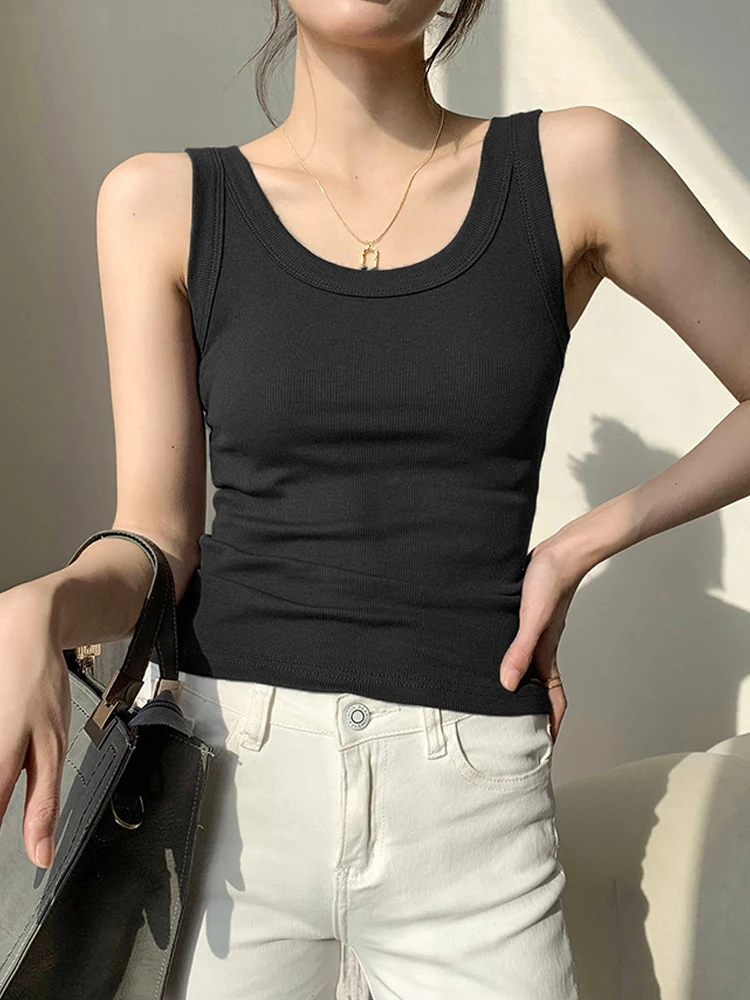 Ribbed Tank Top - Womens