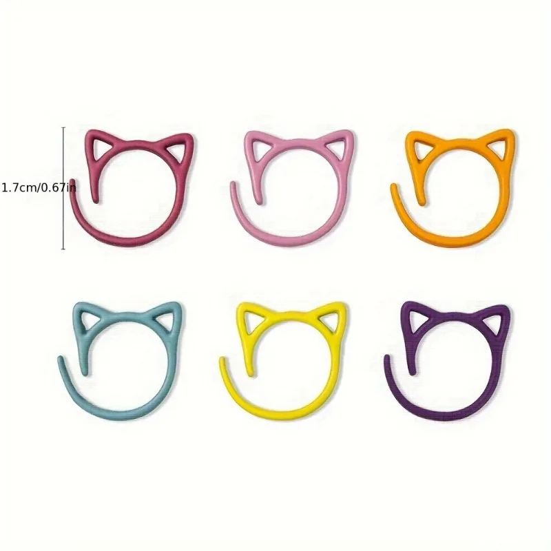 Metal Cat Ear Stitch Marker Set 9 Metal Cat Ear Stitch Marker Set - Image 9