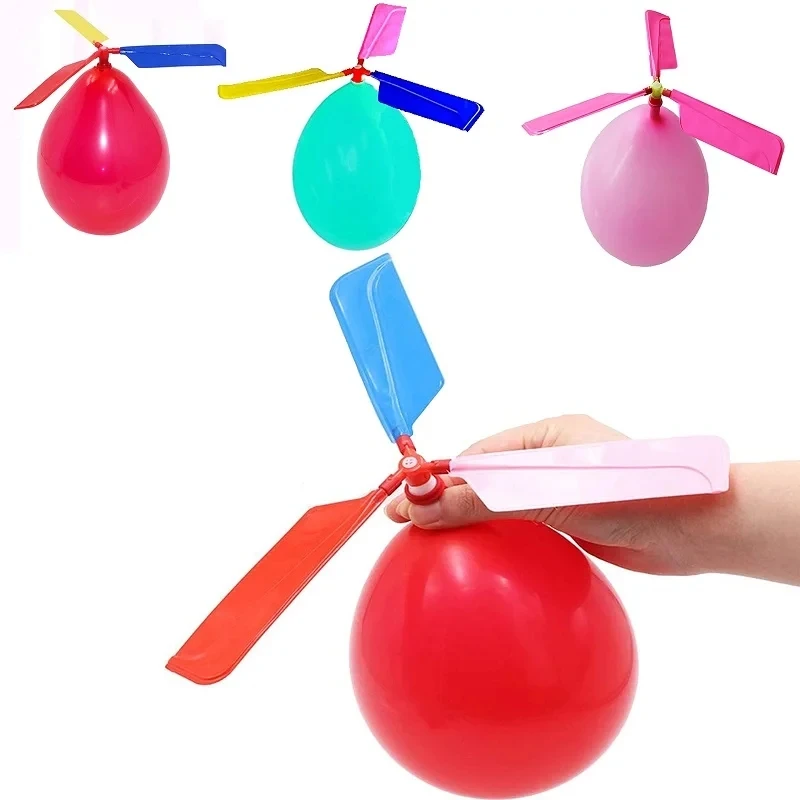 3PCS Helicopter Balloon Toy