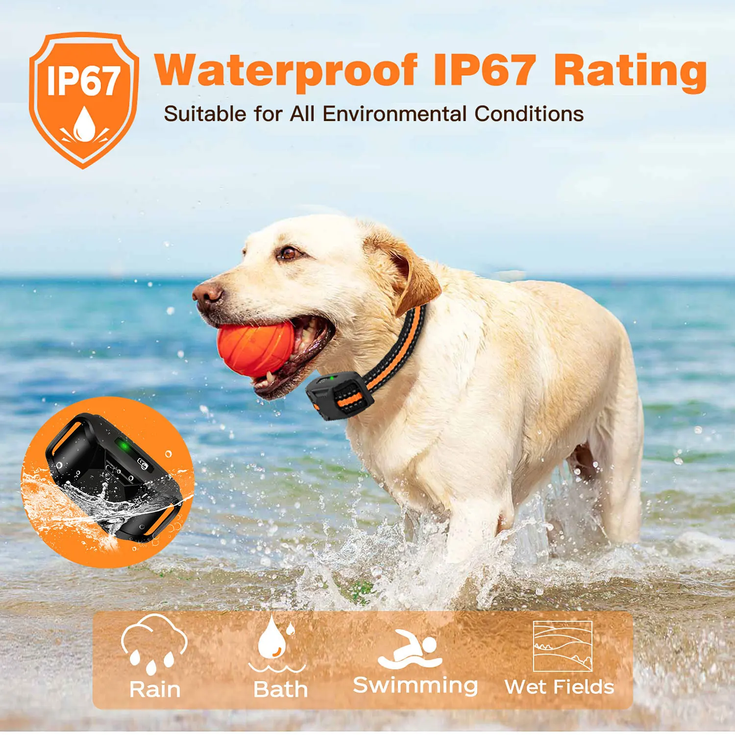 Waterproof Electric Dog Training Collar 5 Waterproof Electric Dog Training Collar - Image 5