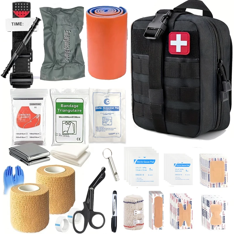 131pcs Military Medical First Aid Kit 1 131pcs Military Medical First Aid Kit