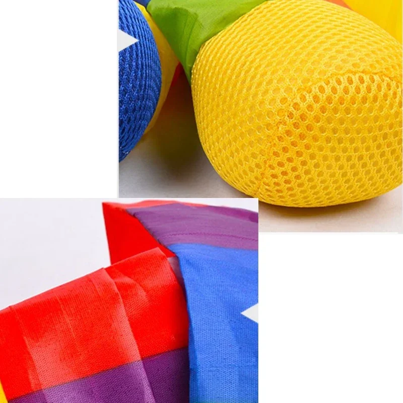 Rainbow Tail Fabric Sandbag Soft Ball 6 Rainbow Tail Fabric Sandbag Soft Ball - Image 6