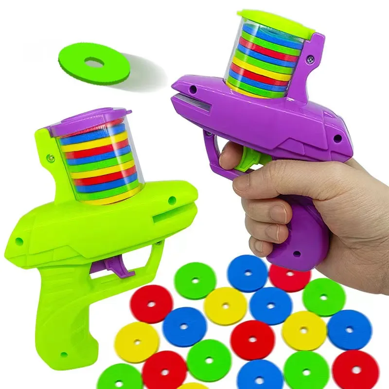 Foam Disc Launcher Training Toy