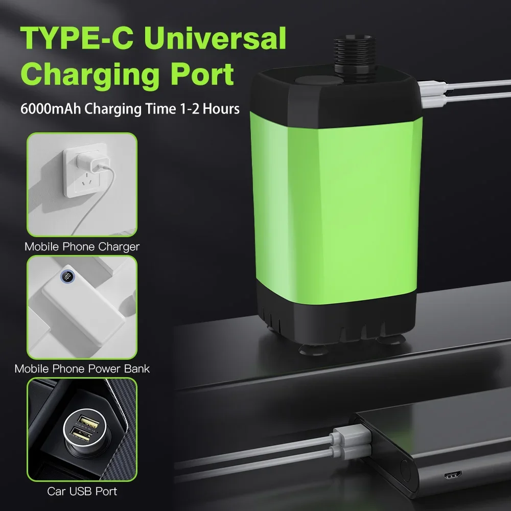 Rechargeable Camping Shower Pump 6000mAh 5 Rechargeable Camping Shower Pump 6000mAh - Image 5